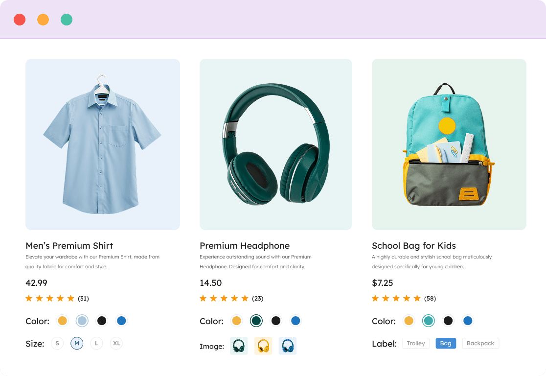Attribute Behavior (Cross Sign/Blur/Hide)