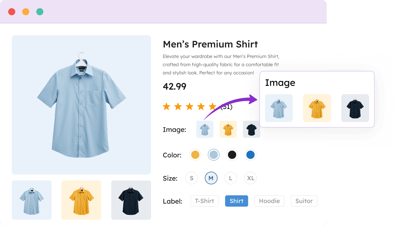 WooCommerce Variation Swatches Features